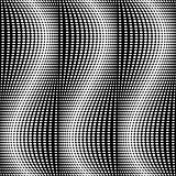 Design seamless monochrome dots pattern