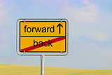 Sign back forward
