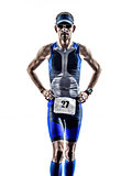 man triathlon ironman athlete runners running