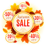 Autumn Sale Background