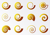 Spiral icons
