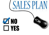 No sales plan with mouse