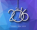 2016 Happy New Year Background for your Christmas invitations