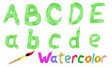 Watercolor font
