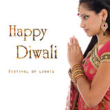 Celebrating Diwali festival