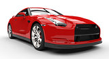 Red Sports Car Power Photo