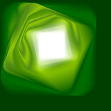 Abstract green square background