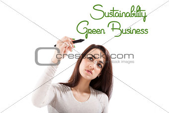 Sustainability and green business.