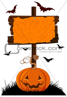 Halloween Wooden Sign