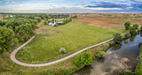 Poudre River Trail aerial view