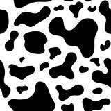 Seamless pattern cow skin