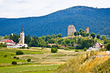 Brinje village in nature of Lika