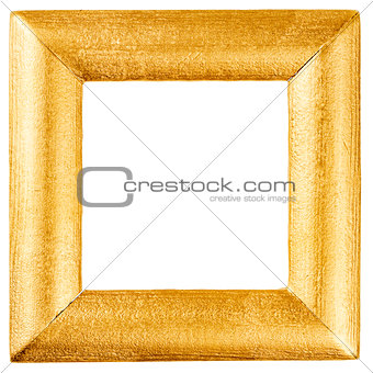 Wooden frame painted with gold 