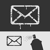 Symbol Stencil Mail