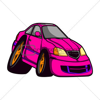 Car caricature