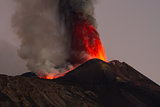 Etna volcano  eruption