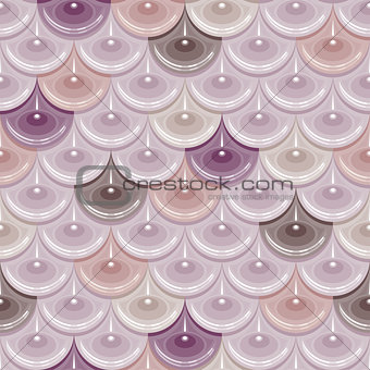 Seamless pastel river fish scales