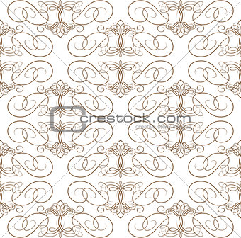 Seamless calligraphical pattern