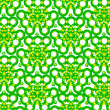 Ornamental green and gold background