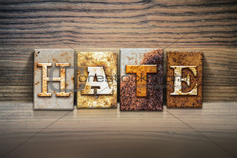 Hate Concept Letterpress Theme