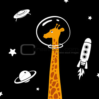 Giraffe In Space