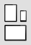 smartphone and digital tablet pc mockup