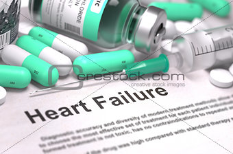 Heart Failure Diagnosis. Medical Concept.