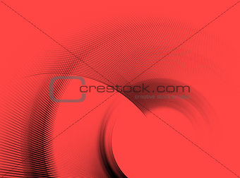 Abstract fractal pattern on black background