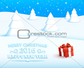 Merry Christmas Vector Background