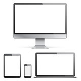 Electronic Devices with White Screens