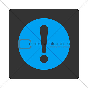 Problem flat blue and gray colors rounded button