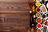 Various spices and condiments