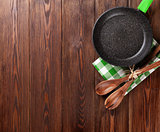 Cooking utensil on wooden table