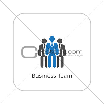 Team Icon. Business Concept. Flat Design.