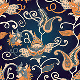 Vector Paisley indian ornament.