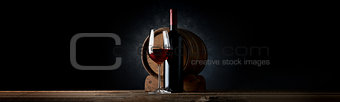Composition with wine