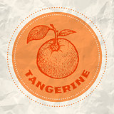 Vintage logo of tangerine