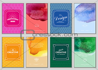 Set of Creative Cards