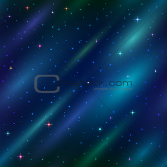 Abstract space background, seamless