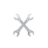 Spanner icon. Vector