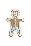 Man shaped gingerbread cookie 