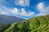 Caucasian mountains in Georgia