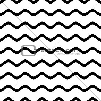 Seamless wavy line pattern 