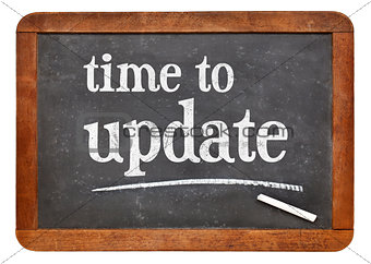 Time to update reminder on blackboard