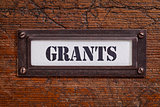 grants file cabinet label