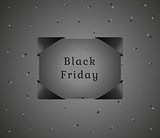 black friday gift with black confetti
