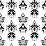 Vector Seamless Paisley Doodle Pattern