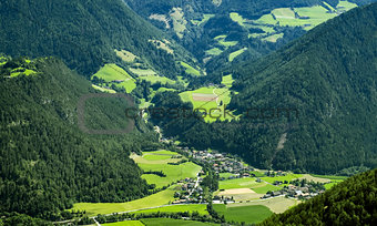 Village in the austrian alps