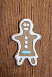 Gingerbread woman cookie