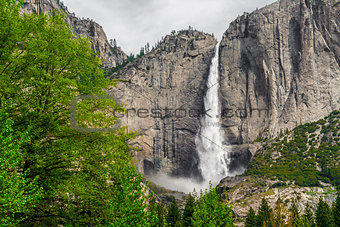 Upper and Lower Yosemite fall
